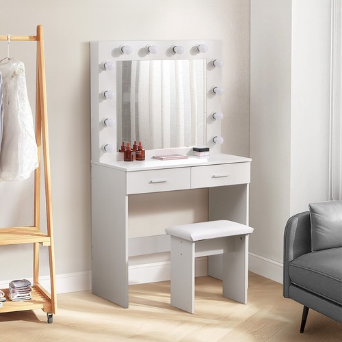 Dressing table with led - with,