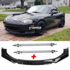 Glossy Front Bumper Lip