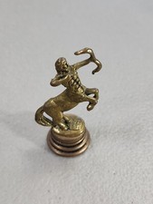Miniature Greece Bronze Midas Game Piece 2" Heavy