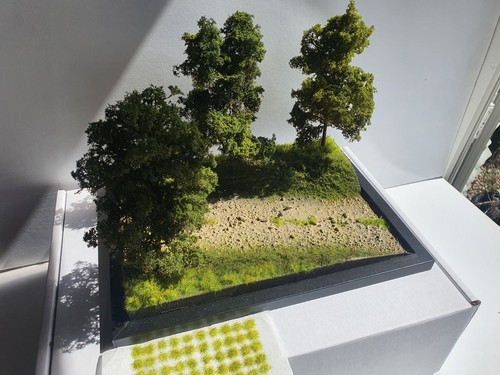 Diorama base completed - diorama,