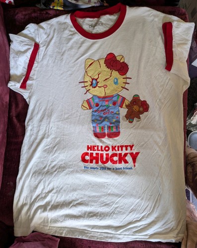 Hello kitty chucky shirt - kitty, t-shirt