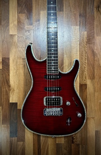 Ibanez sas36fm transparent red - sas36fm,