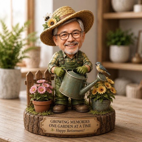 Personalized garden gnome - garden,