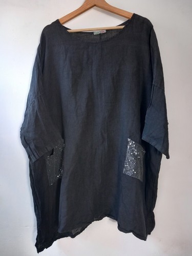 Made italy black - italy, linen
