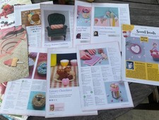 Crochet Patterns Candy Wreath, Ice Cream Bunting, Chocolates, Ice Lolly, Cake