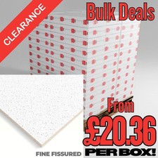 CLEARANCE White Fine Fissured