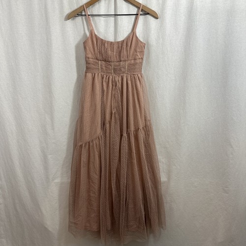 Morning mist pink tulle swiss - tulle,