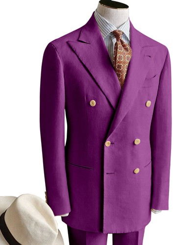 Wedding men purple suits 2 - wedding,