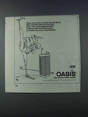 1981 oasis water coolers - 1981,