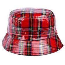 Bucket Rain Hat Tartan Water Resistant Major Wear