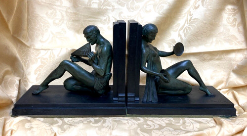 Antique french art deco bronze - deco,