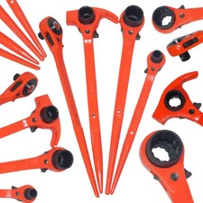 4pc Ratchet Podger Spanner Set