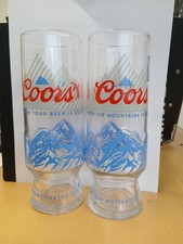 Coors pint glasses - coors,