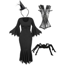 LADIES WITCH HALLOWEEN COSTUME