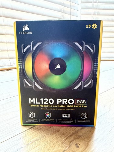 Corsair triple pack ml120 rgb - corsair,