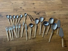 Vintage WIRTHS stainless steel cutlery - gold coloured 23 Pieces 