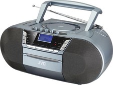 Jvc Rc-D327B Portable Stereo - Cd Player, Mp3, Bluetooth Pairing - Grey