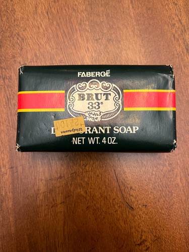 Faberge brut deodorant soap - deodorant,