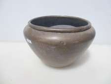 Victorian Brass Trough Tub Planter Plant Pot Old Antique 10.5"W