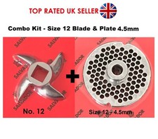 Meat Mincer Blade & Plate 12