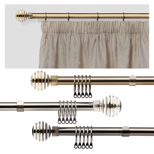 Extendable curtain poles - extendable, with