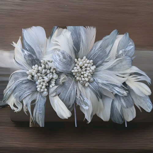 Bunch silver blue and white - of, silver-blue