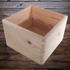 Wooden Square Storage Crate