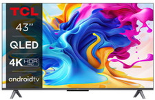 TCL 43C645K 43" 4K QLED ANDROID TV WITH FREEVIEW PLAY & ALEXA - 2 YEAR WARRANTY
