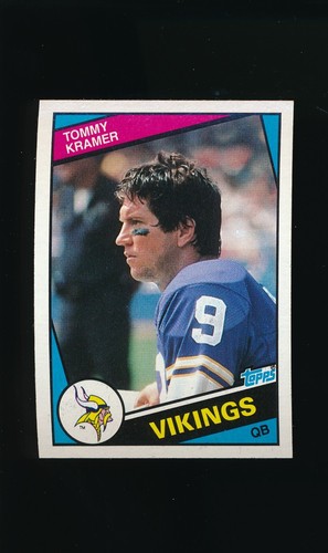 1984 topps 293 tommy kramer - topps, #293