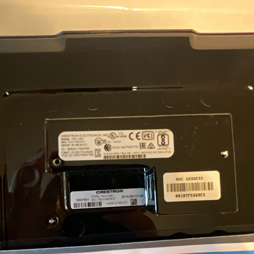 Crestron touch screen panel - screen,
