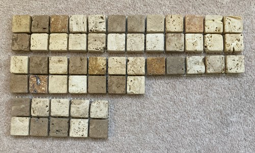 Sample travertine mosaic - sample,