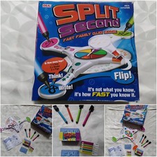 SPLIT SECOND BOARD GAME...questions & drawing!