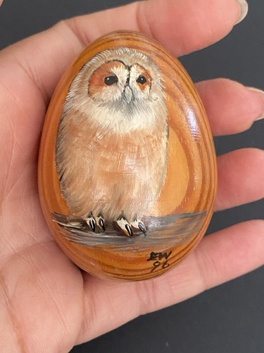 Hand painted barn - barn, owl
