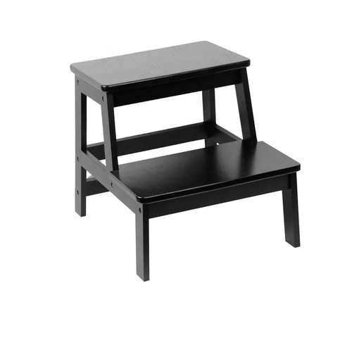 Bamboo step stool wooden - 2,