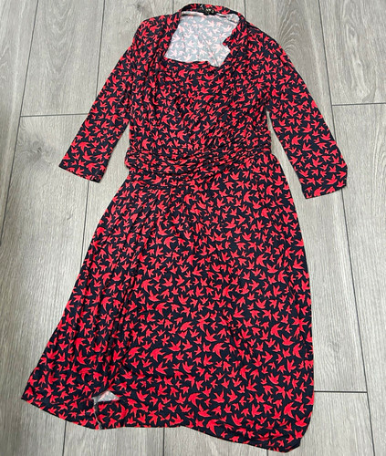 Nw3 black red bird - black, print