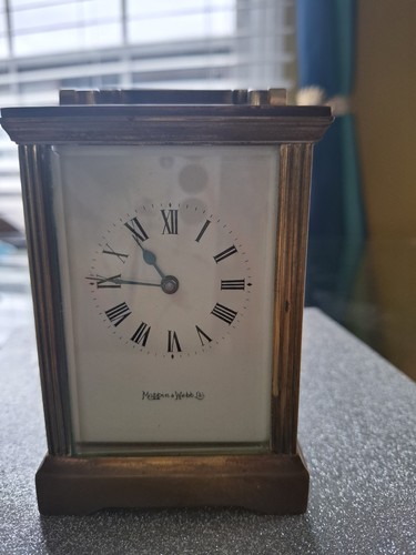Mappin and webb carriage clock - webb,