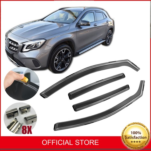 Front and rear wind deflectors - rear,