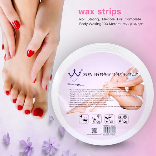 Paper wax strips non - wax,