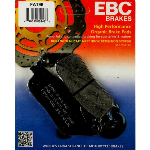 Fa196 ebc brake pads - ,