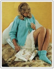 Lady's Bed jacket and Bed