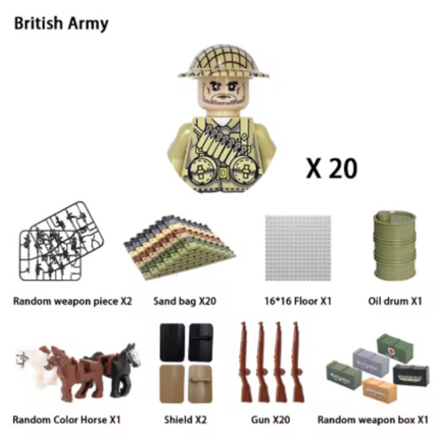 Custom lego british army - lego,