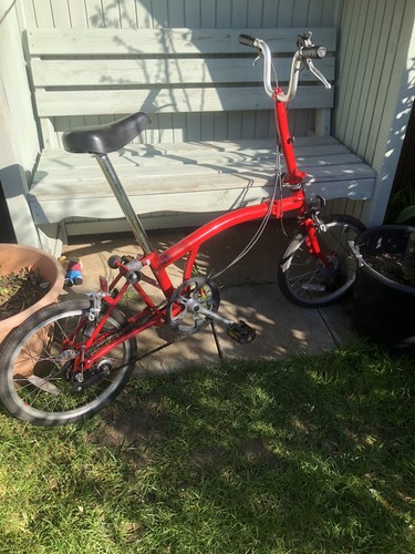 Brompton line folding bike - a,