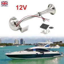 12V Single Trumpet Horn Marine