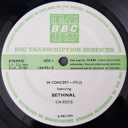 Rare bethnal concert 192 - rare,
