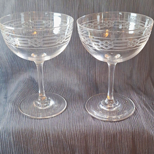 Set clear champagne - set, 2