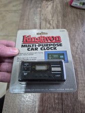 Kingavon LCD Car Clock 1980's