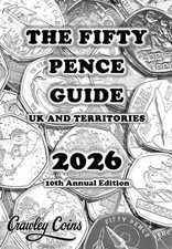 2026 UK and Territories 50p The Fifty Pence Guide 50p Price Guide Book