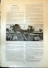 Antique Print Offices Attasi Mines Princisu Wassau GCoast Sawmill W Africa