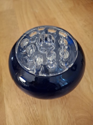 Vintage colbalt frog - vintage,
