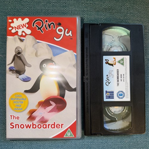 Pingu the snowboarder vhs - pingu,